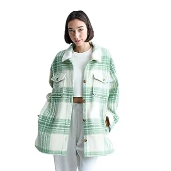 Amazon | [ロキシー] ジャガードチェック ロングシャツ